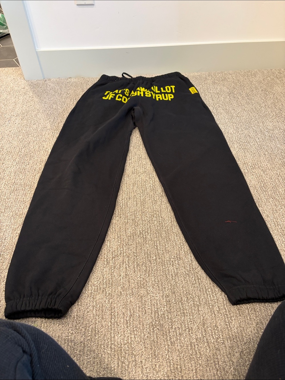 THAT'S A AWFUL LOT OF COUGH SYRUP Men's Classic Cough Syrup Sweatpants Size S